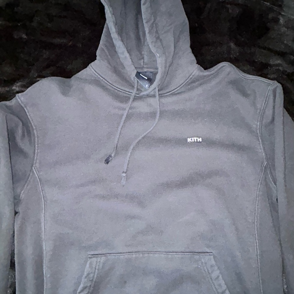 Kith Men's Charcoal Hoodie Sweater